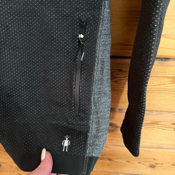 SmartWool Intraknit Merino Tech Cowl Neck Pullover Hoodie Sweatshirt Medium - Picture 4 of 7